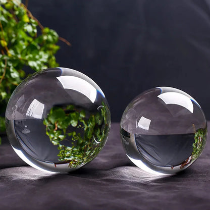 Soporte de Bola de Cristal Transparente K9 para Fotografía y Decoración del Hogar (30mm-150mm)