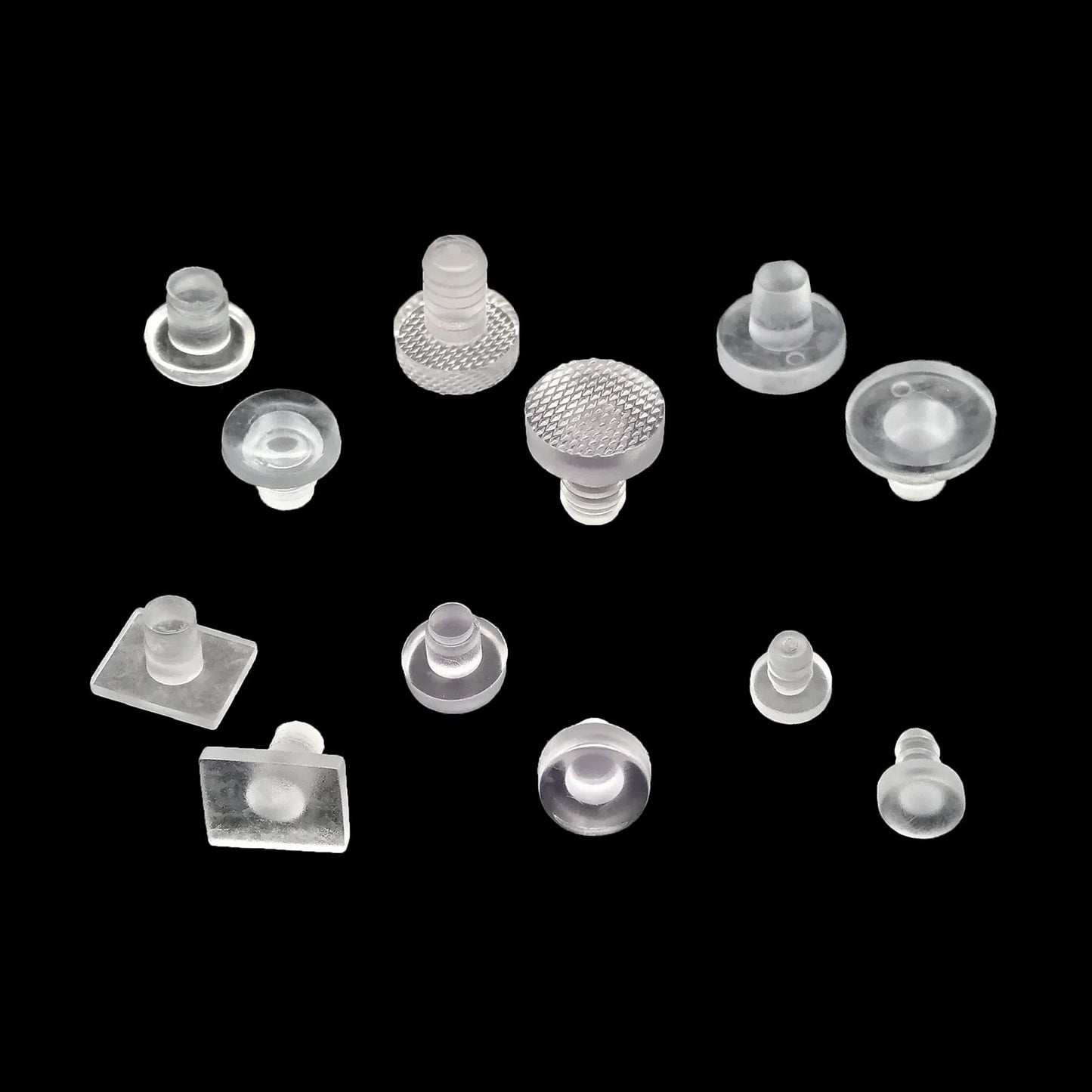 24X Almohadillas Deslizantes Transparentes de Goma Suave para Muebles Patas de Sillas y Mesas, Protectores Antiruido para Piso