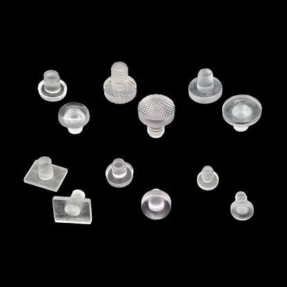 24X Almohadillas Deslizantes Transparentes de Goma Suave para Muebles Patas de Sillas y Mesas, Protectores Antiruido para Piso