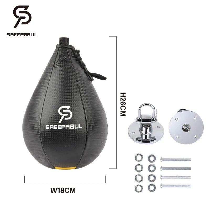 Set de Pelota de Velocidad para Boxeo - Bola de Entrenamiento Reflex de Alta Calidad para Boxeo, Muay Thai, MMA y Sanda