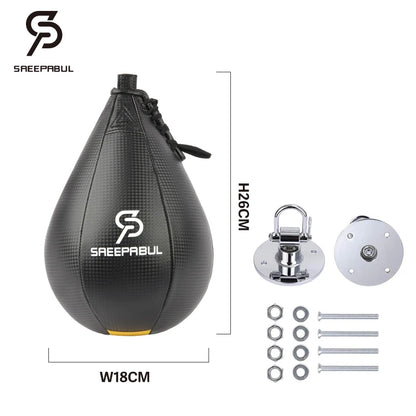 Set de Pelota de Velocidad para Boxeo - Bola de Entrenamiento Reflex de Alta Calidad para Boxeo, Muay Thai, MMA y Sanda