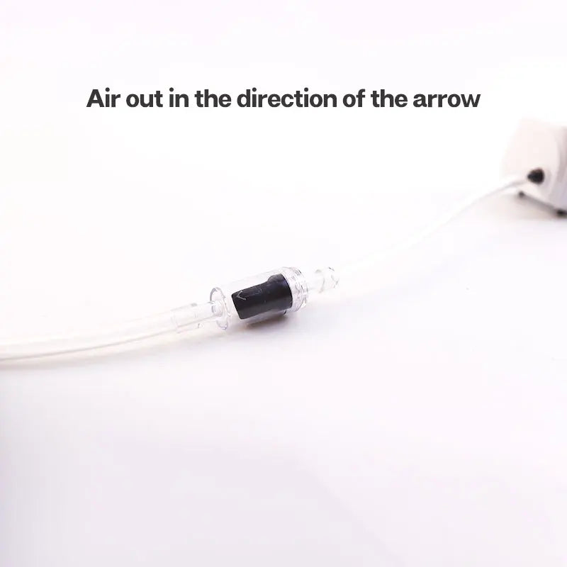 Válvula de Retención para Acuario, Accesorio de Bomba de Aire de Plástico, Válvula Antirretorno para Tubo de Aire de 4mm
