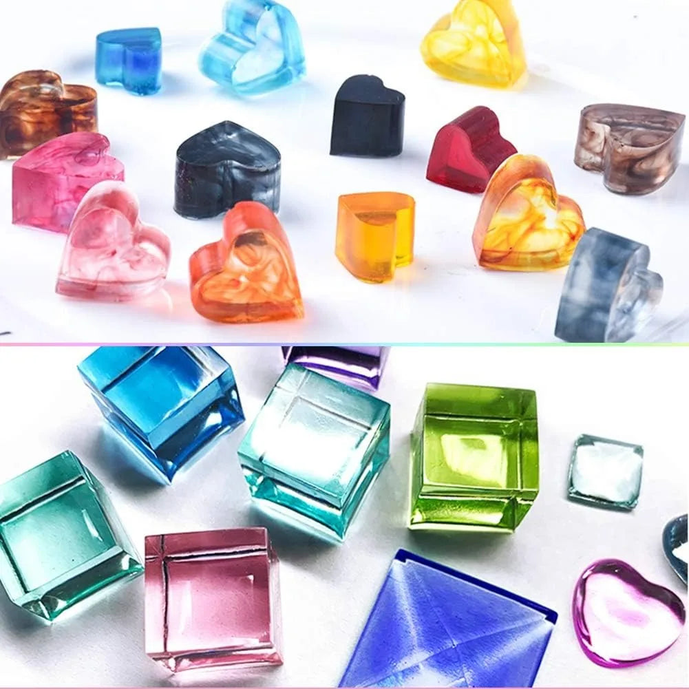 Pigmento Epoxi Líquido para Colorear - Colorante de Resina Epoxi, 24 Colores, 5ml - Ideal para Joyería y Manualidades