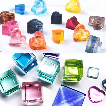 Pigmento Epoxi Líquido para Colorear - Colorante de Resina Epoxi, 24 Colores, 5ml - Ideal para Joyería y Manualidades