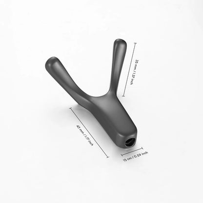 Ganchos de Pared Dorados en Forma de Y, Accesorios de Baño para Toallas, Abrigos y Llaves, Juego de 1/5 Piezas