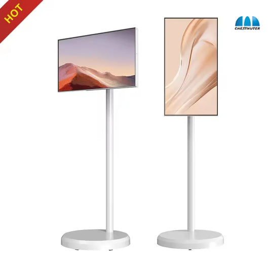 Televisor Smart de 21.5 Pulgadas con Batería y Pantalla Táctil Android "LG Stand By Me" para Gimnasio, Juegos y Sala de Vivo