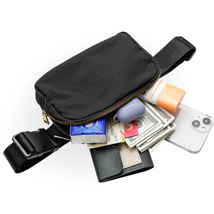 Bolso de Cintura para Mujeres - Fanny Pack con Cremallera, Bolso Crossbody para Deportes y Viajes, Bolsa Casual para Mujer