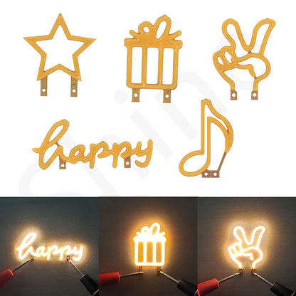 Filamento Flexible LED COB Edison DC3V - Luz Cálida, Decoración Navideña y Fiestas