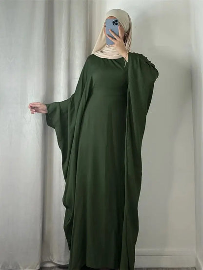 Vestido largo de lino para mujer, elegante y cómodo, con mangas largas, estilo bohemio, primavera/verano