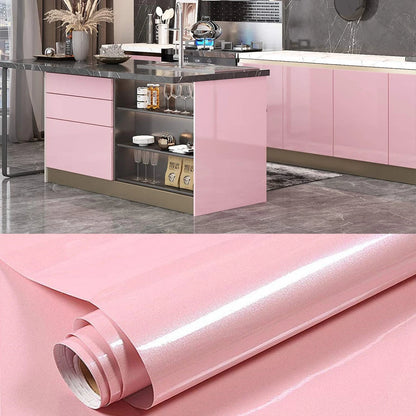 Papel tapiz de contacto de mármol rosa, revestimiento de pared impermeable extraíble autoadhesivo para Tabl, 15,74x118,11 pulgadas