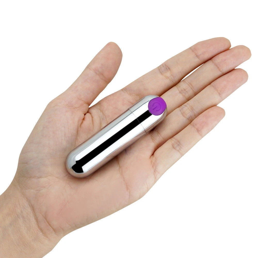 Vibrador de Bala Anal USB Recargable | Estimulador Potente de 10 Velocidades | Juguete Erótico para Hombres y Mujeres | Masajeador Sexual para Adultos
