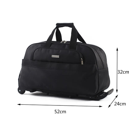 Maleta de Viaje Unisex de Gran Capacidad con Ruedas – Equipaje de Mano Portátil Impermeable