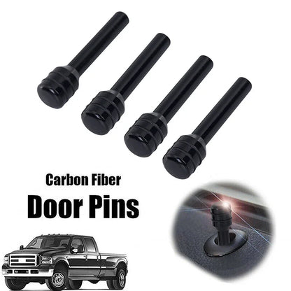 Juego de 2/4 Piezas de Cubiertas para Pasadores de Cerradura de Puerta de Coche, Aleación de Aluminio, Universales para Autos y Camiones, Compatible con Toyota
