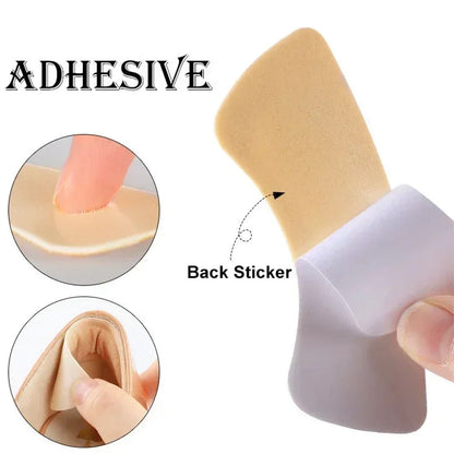 12 Piezas de Almohadillas para Talones - Parches Adhesivos para Alivio del Dolor y Protección de Pies