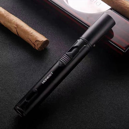 PISTOLA DE PULVERIZACIÓN de autodefensa a prueba de viento para mujer, soldadura inflable a prueba de viento, encendedor directo de alta potencia, encendedor multiselección