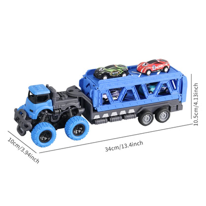 Camión Transportador Deformable con Pista y Ejección | Juguete Infantil de Carga y Transporte