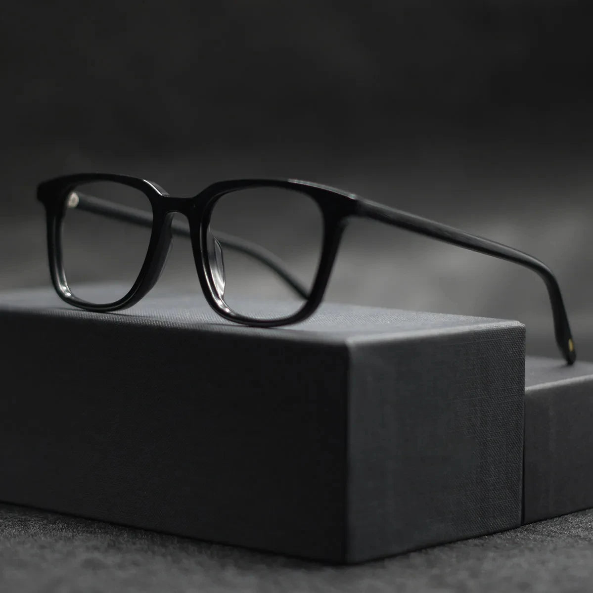 UVLAIK - Gafas Cuadradas Vintage TR90 Unisex, Montura de Miopía, Gafas Graduadas Ópticas, Montura Retro, Gafas Mate