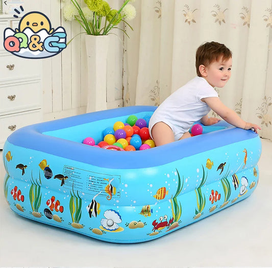 Piscina Infantil Inflable para Niños y Bebés, Juego de Agua de Verano, Baño Inflable para Jardín y Casa, Regalos para Niños
