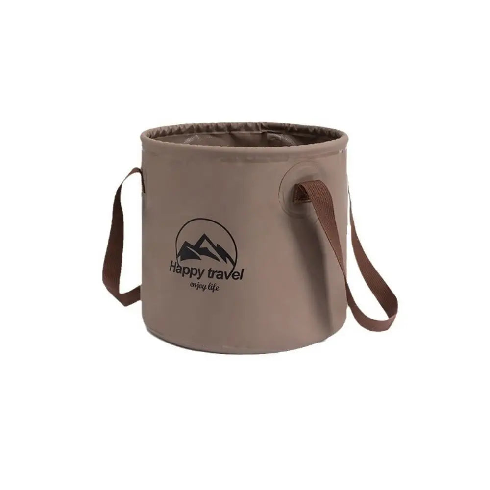 Cubo Plegable de PVC para Exteriores, Bolsa de Agua Portátil Multifuncional para Viaje, Pesca, Camping, Cesta de Almacenamiento