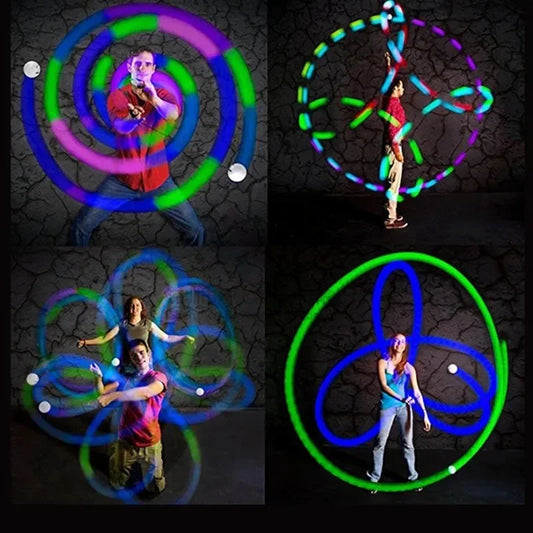 Bola LED Luminosa POI - Perfecta para Danza, Yoga y Actuaciones en Escenario
