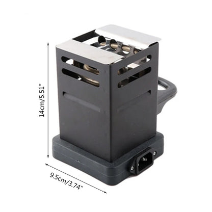 Estufa Eléctrica Portátil 808F para Shisha, Hookah, Chicha, Cocina, y Camping - Placa Calentadora para Café y Accesorios de Fiesta