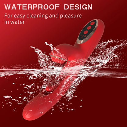 Vibrador Tapping con Succión para Mujeres, Estimulador de Clítoris y Punto G, Juguete Sexual Triple Estimulación