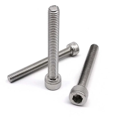 Tornillos de Cabeza Hexagonal Allen de Acero Inoxidable 304 A2 – 5/10 Piezas de Longitud Ultra Larga 100mm (M3, M4, M5, M6, M8, M10)