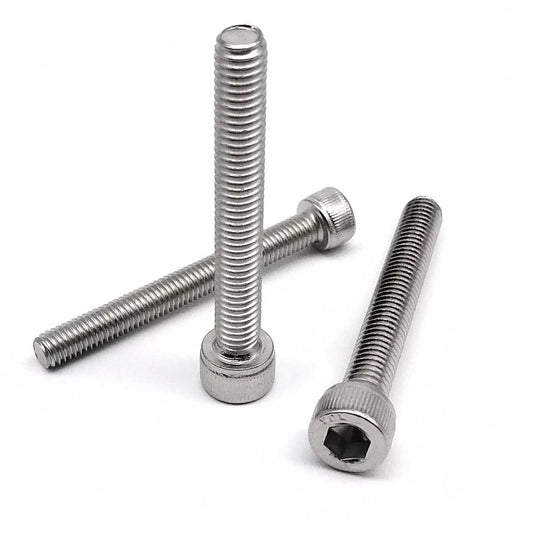 Tornillos de Cabeza Hexagonal Allen de Acero Inoxidable 304 A2 – 5/10 Piezas de Longitud Ultra Larga 100mm (M3, M4, M5, M6, M8, M10)