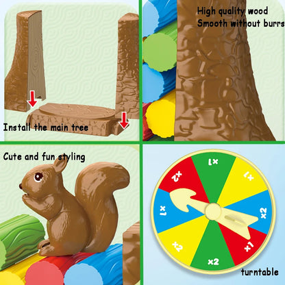 Juegos de mesa de torre de equilibrio para niños, desafío apilable, juegos de fiesta familiar Social, diversión lógica, juguetes interactivos novedosos