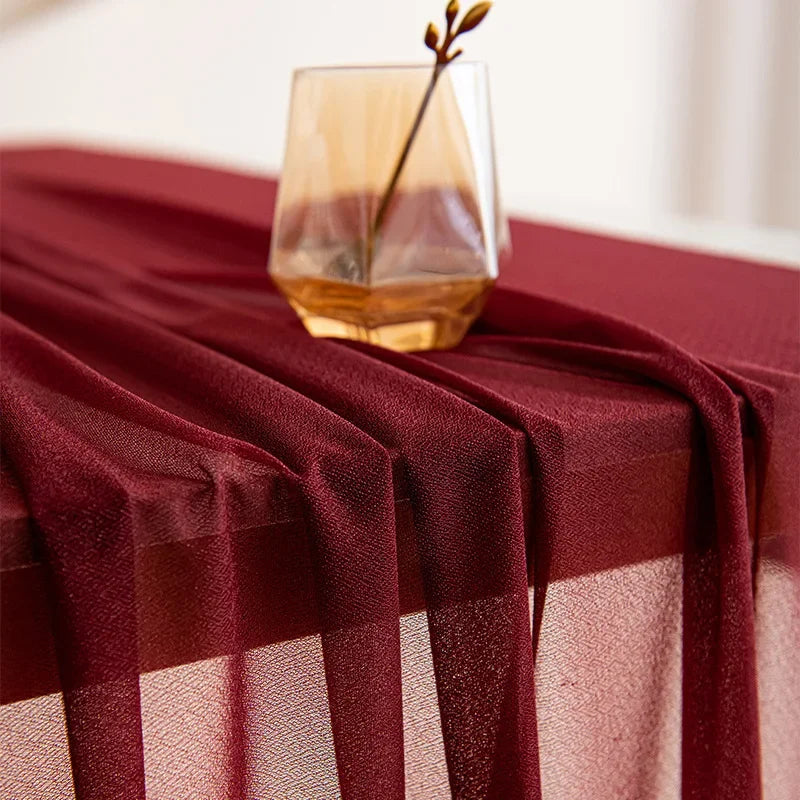 Juego de fajas de gasa brillante para silla, fundas decorativas para bodas, banquetes y eventos, 10/50 piezas, 17x250 cm