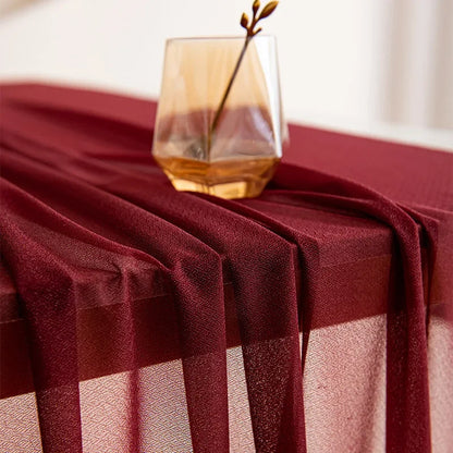Juego de fajas de gasa brillante para silla, fundas decorativas para bodas, banquetes y eventos, 10/50 piezas, 17x250 cm