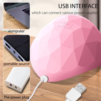 Lámpara Led Uv multifuncional para uñas, lámpara de secado de uñas, accesorios y herramientas profesionales