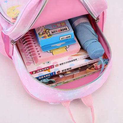 Mochila Infantil Unicornio para Niñas – Cartón Rosa Princesa, Mochila Escolar y Satchel para Niños, Perfecta para Kindergarten y Escuela