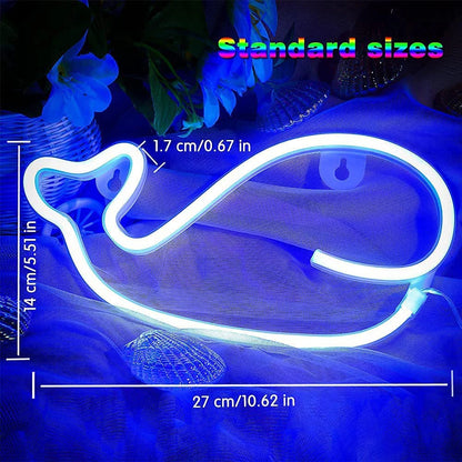 Luces LED de Neón para Fiesta, Decoración de Pared, Arte de Habitación, Bar, Cerveza, Neon Lamps con Alimentación USB/Batería, Signos de Neón Musicales