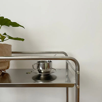 Estantería de Metal con polea extraíble para cocina - Carrito de almacenamiento rodante, estilo moderno, varios niveles