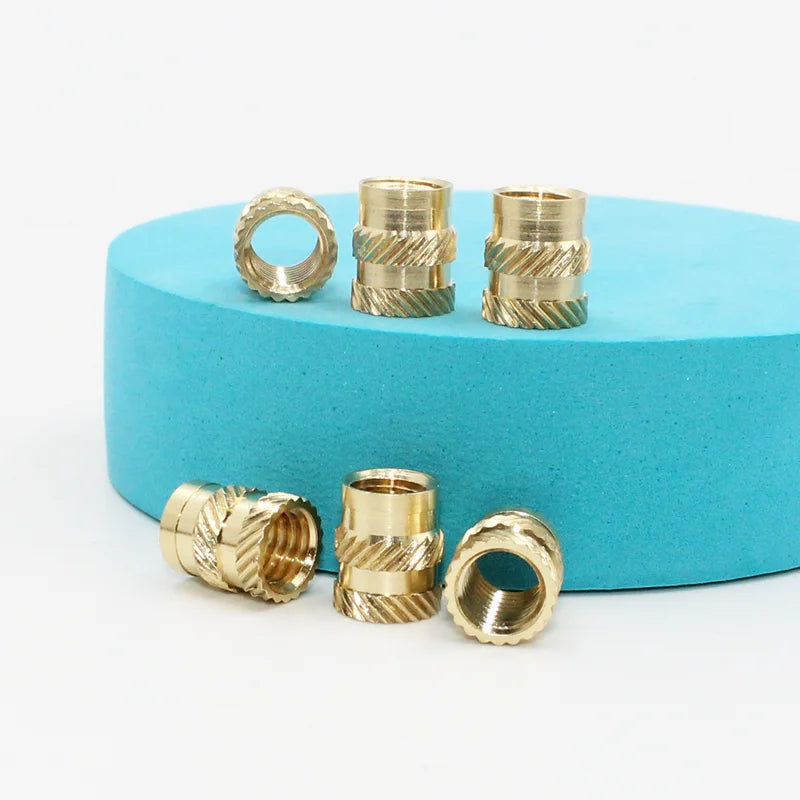 Tuercas de Inserción de Latón para Impresoras 3D | M2, M3, M4, M5, M6 | Molding Térmico y Doble Inyección