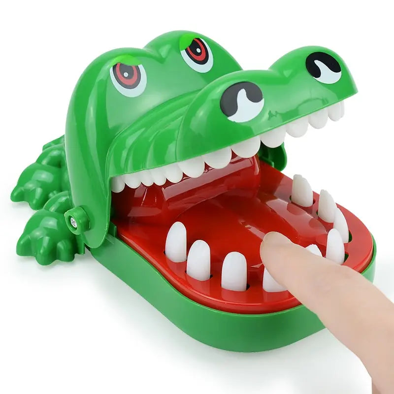 Juguete de Cocodrilo para Niños - Juego de Dentista con Dientes Masticadores, Diversión para Fiestas y Juegos de Suerte