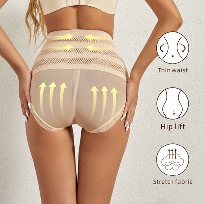 Panties Moldeadoras para Mujer, Control de Abdomen y Levantamiento de Glúteos, Ropa Interior Transpirable de Cintura Alta