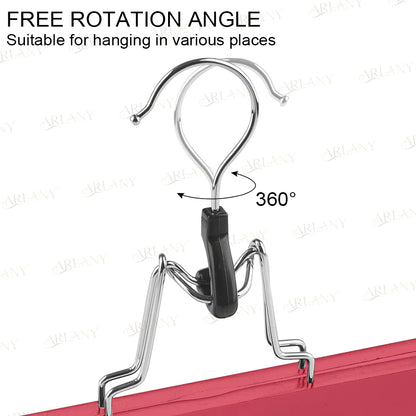 ARLANY-colgador de extensiones de pelo de madera, soporte de almacenamiento de doble cara para postizos, pantalones, percha para ropa, portador de pantalones, soporte para peluca