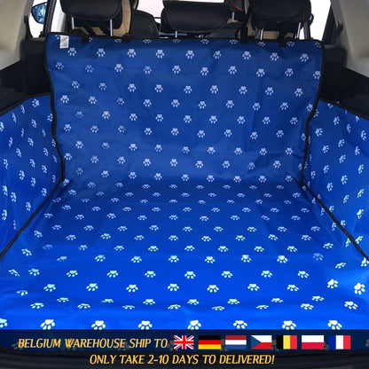 Protector de asiento de coche para mascotas, alfombrilla para maletero, funda protectora para transporte de gatos y perros, soporte para coche