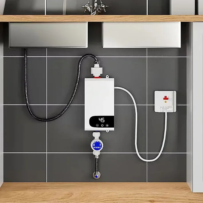Calentador de Agua Eléctrico Instantáneo 4500W | Función de Memoria y Temperatura Constante 220V