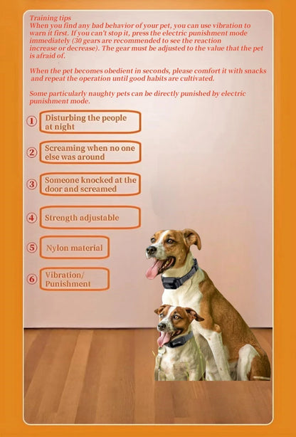 Collar de Entrenamiento para Perros Digital de 800m, Impermeable, Recargable, con Control Remoto y Pantalla LCD para Perros de Todos los Tamaños, Shock, Vibración y Sonido