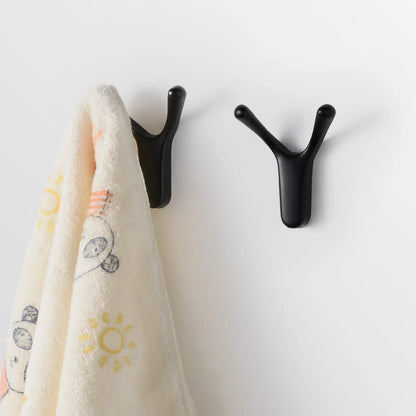 Ganchos de Pared Dorados en Forma de Y, Accesorios de Baño para Toallas, Abrigos y Llaves, Juego de 1/5 Piezas