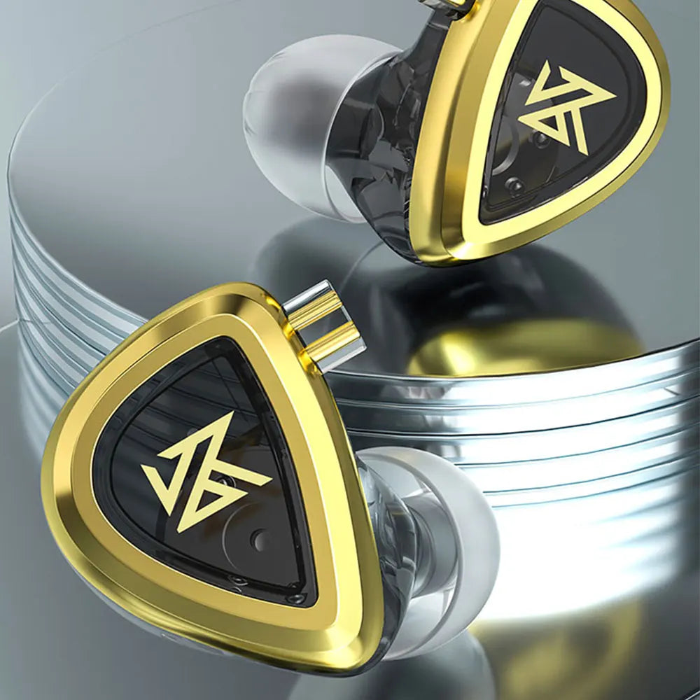 3 Pares de Auriculares de Audio / Auriculares In-Ear Monitor EDA Balanceados para Deportes con Cancelación de Ruido, Auriculares HIFI con Auriculares Desmontables