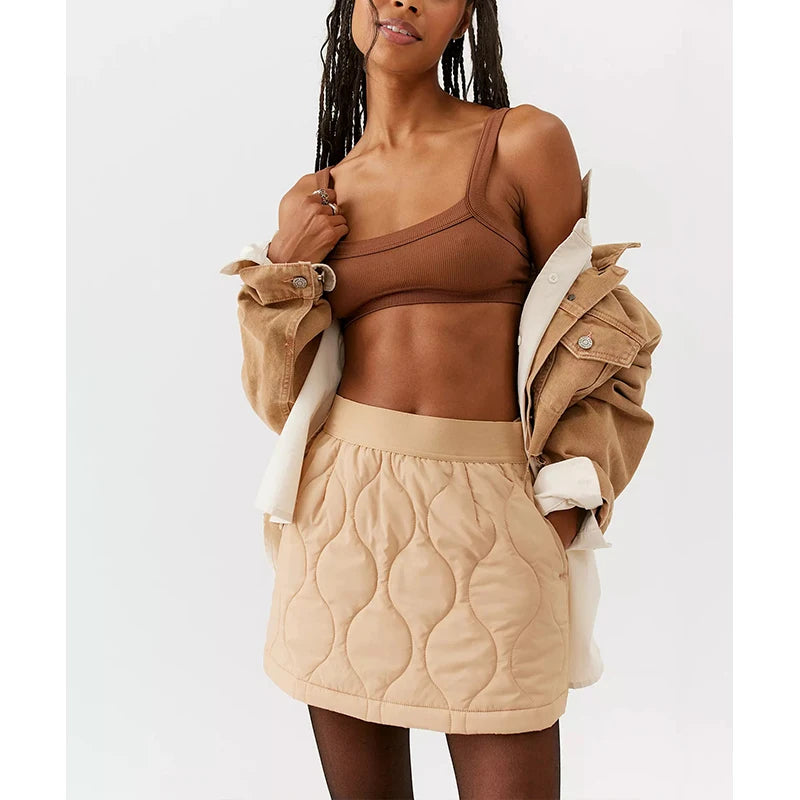 Top Corto de Tubo para Mujer en Algodón Tejido, Diseño Ajustado y Sin Mangas – Crop Top de Verano, Streetwear Casual