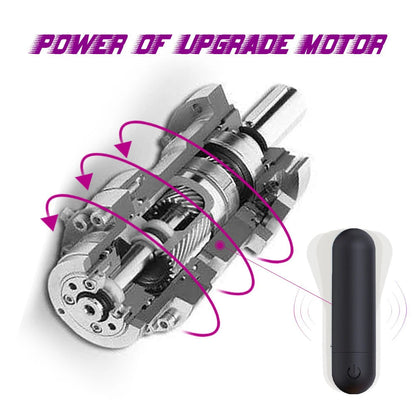Vibrador de Bala Anal USB Recargable | Estimulador Potente de 10 Velocidades | Juguete Erótico para Hombres y Mujeres | Masajeador Sexual para Adultos