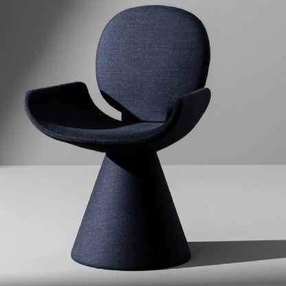 Silla de Comedor con Reposabrazos - Muebles Modernos de Lujo para Sala de Estar y Dormitorio, Diseño Único en Color Negro