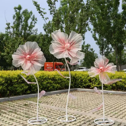 Decoración de fiesta de boda hecha a mano, flor grande de amapola de seda, guía de boda, crisantemo, decoración de ventana de fiesta DIY