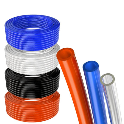 Tubo de Aire Neumático de 10m/20m/50m/100 metros, Tubo Plástico de 4mm 6mm 8mm 10mm 12mm, Tubo Neumático de Poliuretano