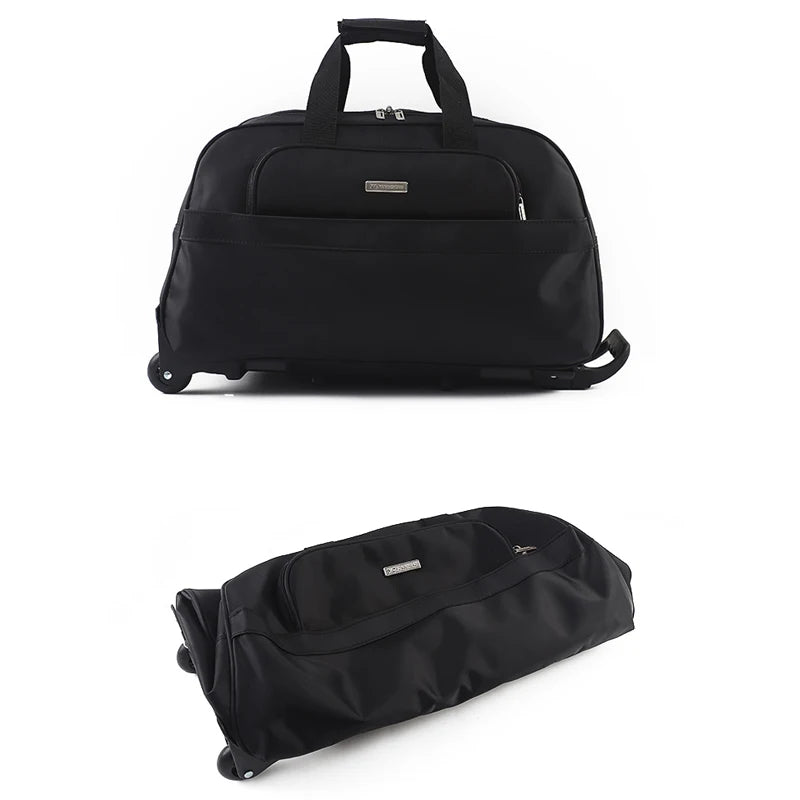 Maleta de Viaje Unisex de Gran Capacidad con Ruedas – Equipaje de Mano Portátil Impermeable